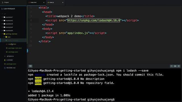 1 8 실습 Webpack 시작하기 смотреть онлайн