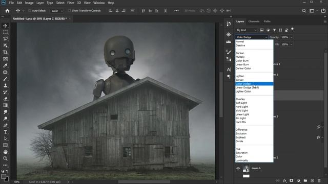 SCI-FI IK07 - Photoshop Manipulation Tutorial смотреть онлайн