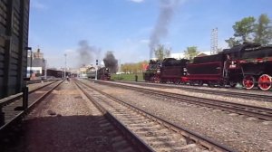 Паровозы Эу683-89, Л-2057, Л-3653 встречаются на ст. Канатчиково.