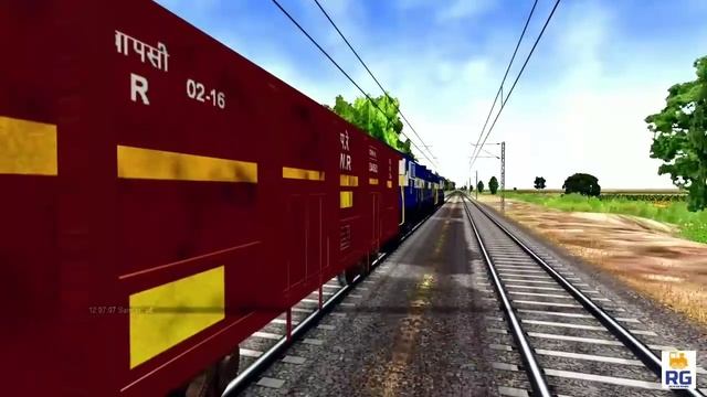 Longest PYTHON Freight In LOCKDOWN || 80 Wagons And 4 WDG3A || High Speed Freight In IR-MSTS смотреть онлайн