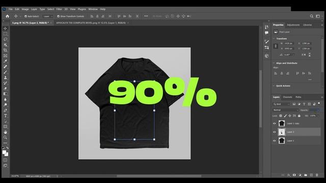 Quick & Easy Way To Create Realistic T-shirt Mockup In Photoshop | Photoshop 2024 | Tutorial смотреть онлайн