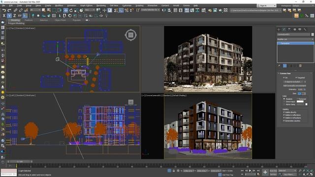 3Ds Max ve Corona Renderer ile dış mekan aydınlatma nasıl yapılır? [Corona Sun Kullanımı] смотреть онлайн
