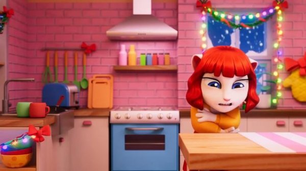 Talking Angela Tries New Things! 🎉 Talking Angela: In the City Cartoon Collection