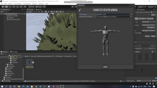Обучение Unity3D *Создание персонажа Урок#2.2 смотреть онлайн