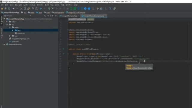 How to create simple application with Java MongoDB Driver byAM смотреть онлайн
