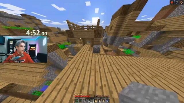 Encontré la aldea MÁS GRANDE de TODO Minecraft (Cuánto dura cruzar la aldea INFINITA?) смотреть онлайн
