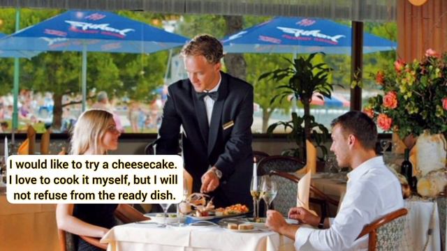 Диалог в ресторане на английском слушать смотреть онлайн