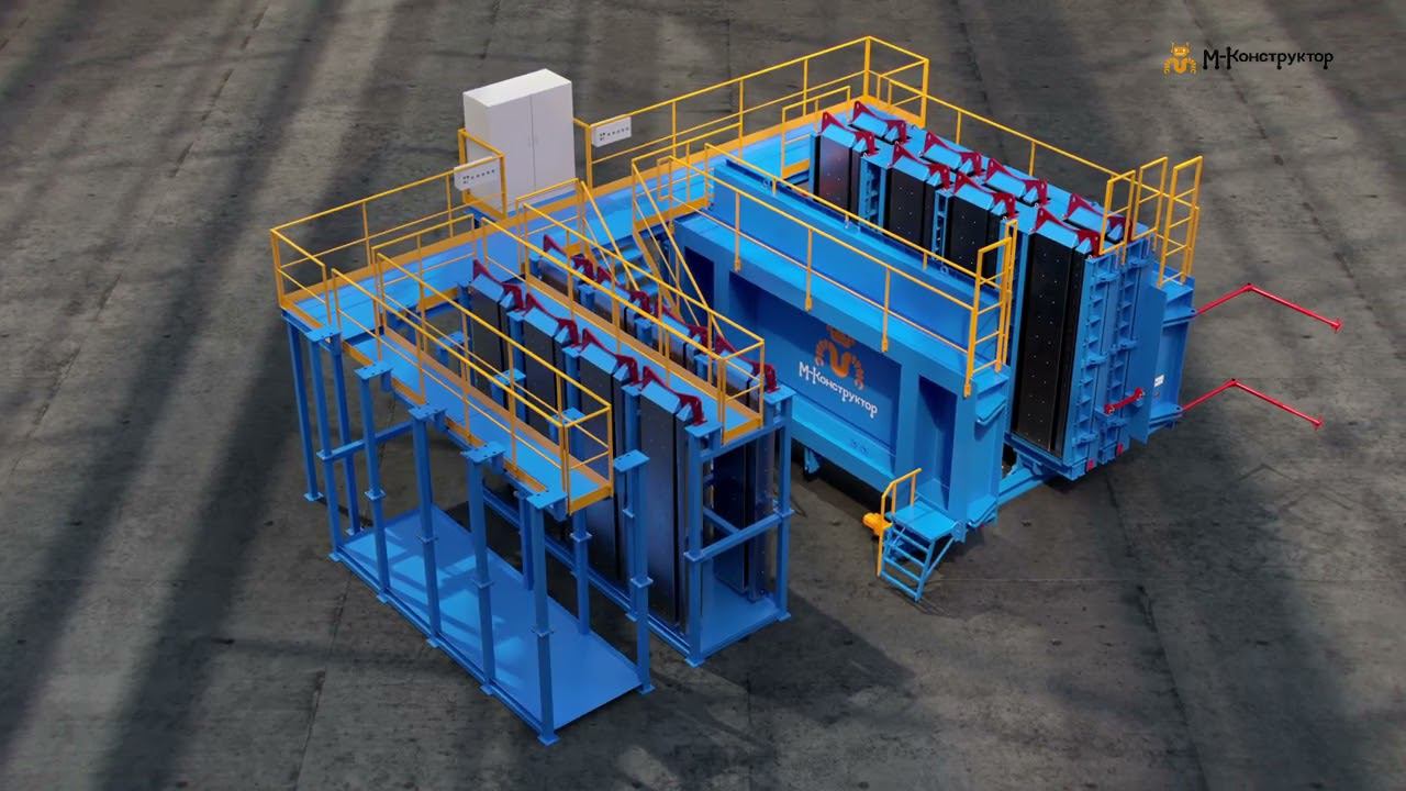 Кассетные установки для формования вентблоков смотреть онлайн