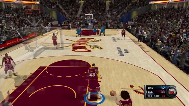 NBA 2K11 - 2014-15 Cavs vs Thunder - Prior to Kevin Love Trade смотреть онлайн