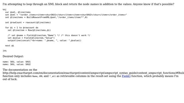 Salesforce: Possible to return node name from BuildRowSetFromXML() function? смотреть онлайн