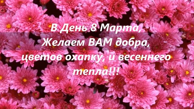 За женщин всех...Поздравление С 8 МАРТА! смотреть онлайн