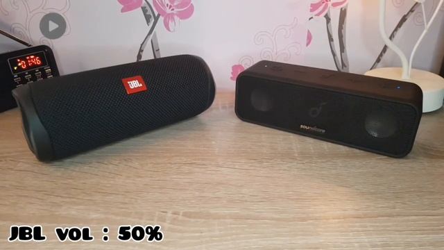JBL flip 5 vs Anker soundcore 3 | battle sound смотреть онлайн