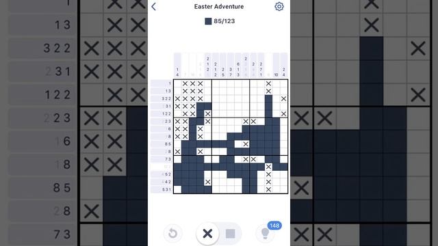 Nonogram Easter Adventure Postcard 2 Puzzle 3 смотреть онлайн