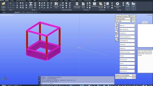 AUTOCAD ADVANCE STEEL CLASE 18 AVANZADO смотреть онлайн