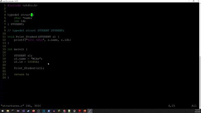 CS 354 Machine Organization and Programming Lecture 06C : Structures смотреть онлайн