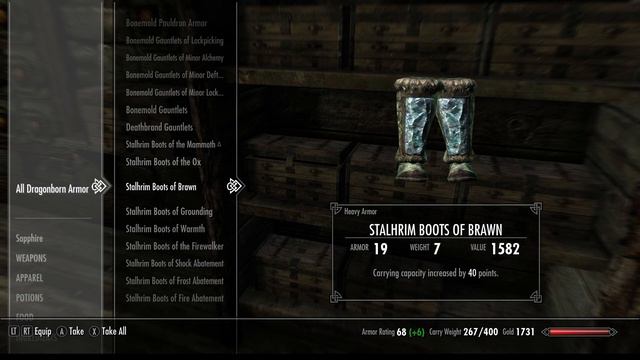 Stalhrim Boots of Brawn (Heavy Armor) смотреть онлайн