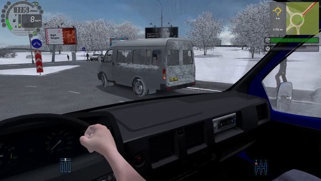 City Car Driving-ЗИМА,ХОЛОДНО,РАБОТАЮ В ГРУЗО ТАКСИ,ГАЗ-33021,НЕ ПОДВЕЛ. смотреть онлайн