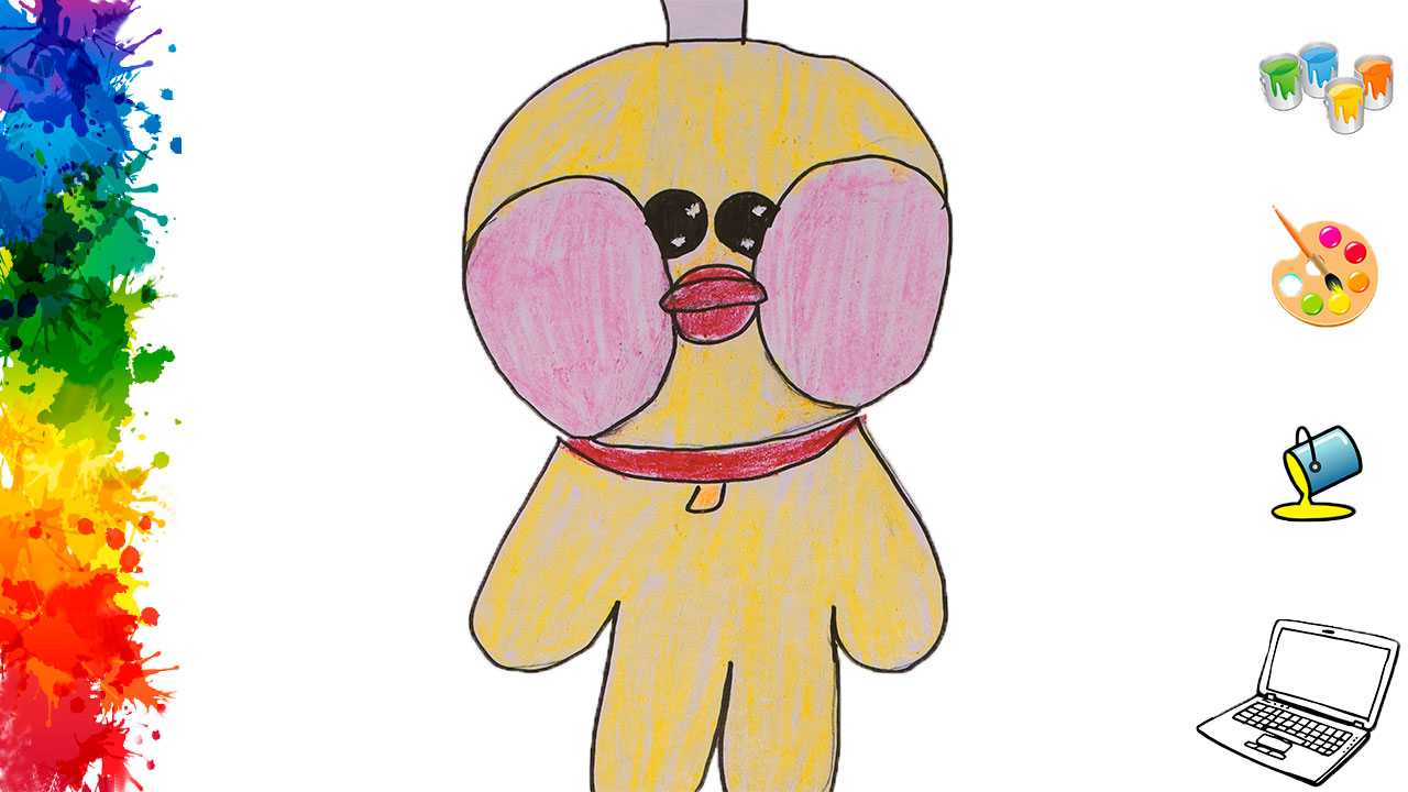 Как нарисовать Уточку ЛаЛаФанФан, рисуем утку лалафанафан карандашом поэтапно смотреть онлайн