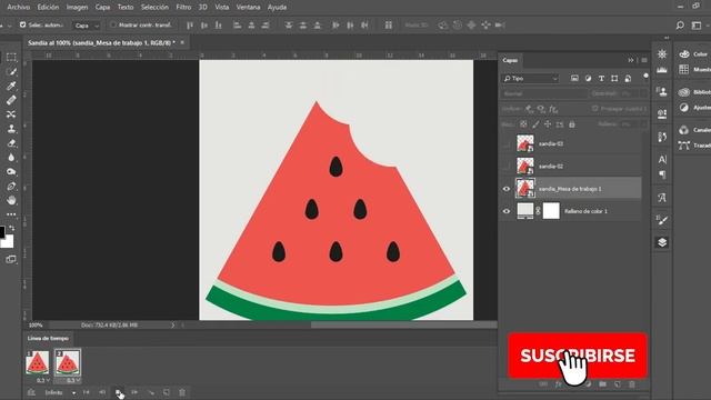 ? Cómo CREAR un GIF ANIMADO en PHOTOSHOP para FACEBOOK e INSTAGRAM смотреть онлайн
