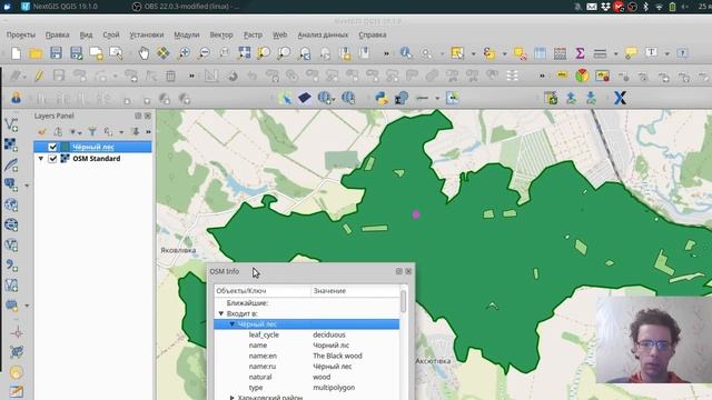 How to get one object from OpenStreetMap или как скачать объект из OSM в интерфейсе QGIS смотреть онлайн