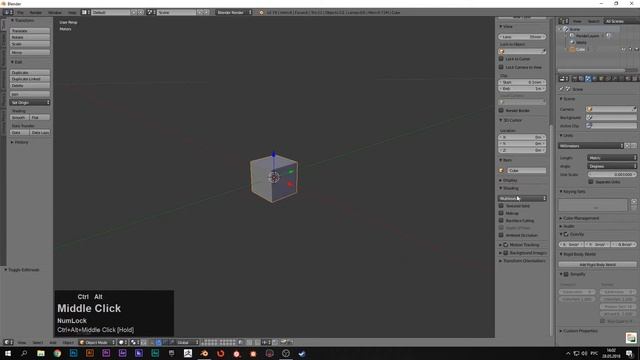 НАСТРОЙКА ЕДИНИЦ ИЗМЕРЕНИЯ В BLENDER 2.79 смотреть онлайн