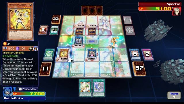 YuGiOh! LOTD Link Evolution - Blue Angel And Trickstars Gameplay смотреть онлайн