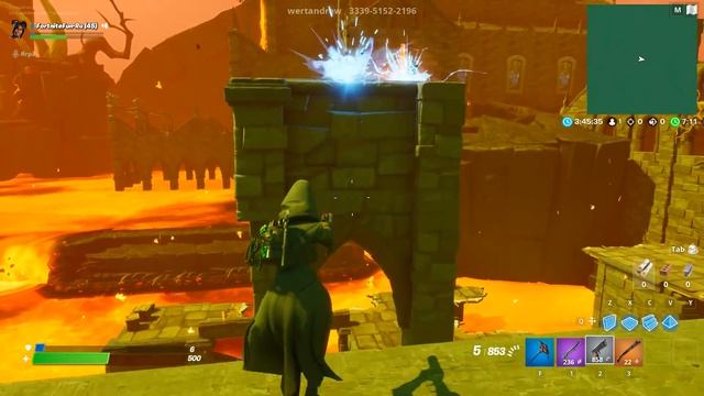 Пройдите игру на творческом острове Infernum и подберите тыкву - Проклятье в творческом режиме смотреть онлайн