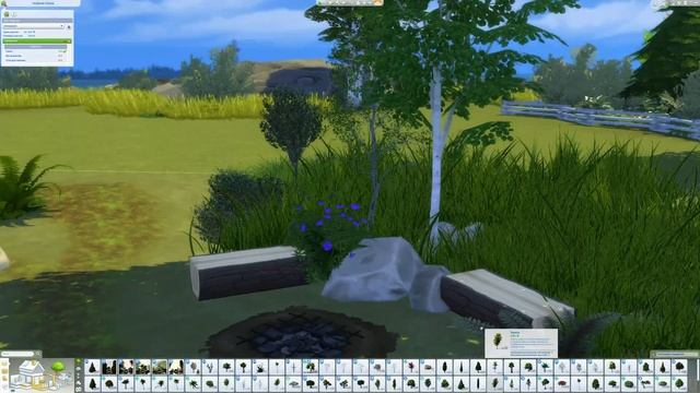 Лесной заповедник ? Байки у костра ? Строительство Sims 4 смотреть онлайн