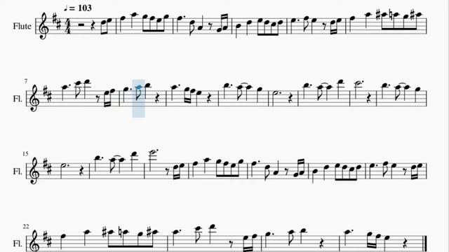 Flute Sheet Music: How to play New Bark Town (Pokemon) by Go Ichinose смотреть онлайн