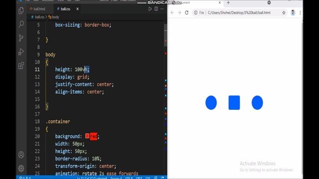Loading Animation with Keyframes CSS Animation смотреть онлайн
