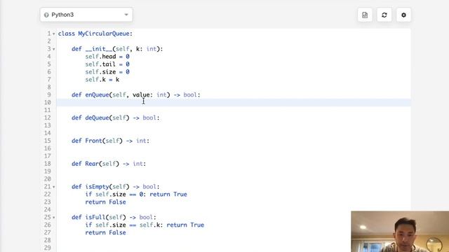 Leetcode - Design Circular Queue (Python) смотреть онлайн