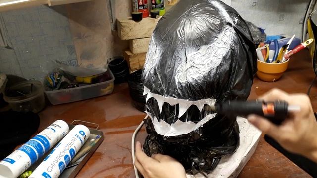 ВЕНОМ МАСКА ЗА 10 МИНУТ! || из МУСОРНЫХ пакетов