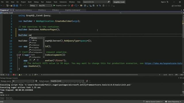 GraphQL API Query Type With .Net Core | VS 2022 | SSMS 2019 смотреть онлайн