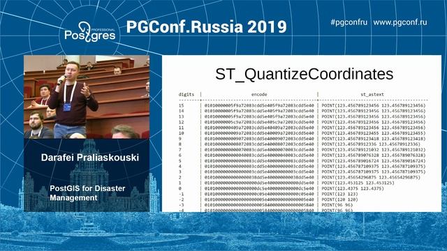 PGConfRu2019 Darafei Praliaskouski - «PostGIS for Disaster Management» смотреть онлайн