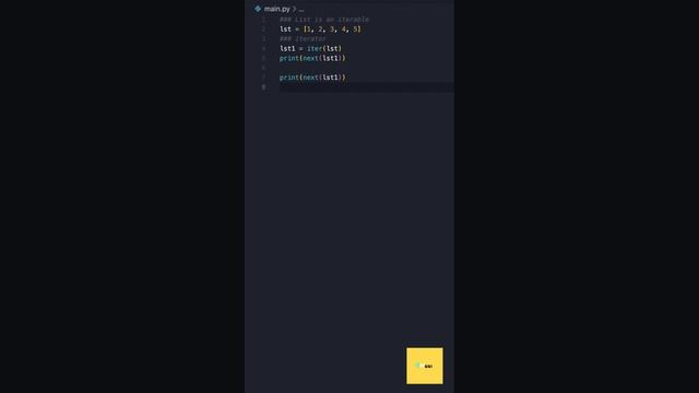 What are iterator objects in python #py001 #python #coding #programming смотреть онлайн