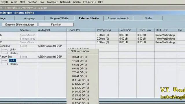 Создание хорошего микса от Steinberg.56 Использование внешних ревербераторов смотреть онлайн