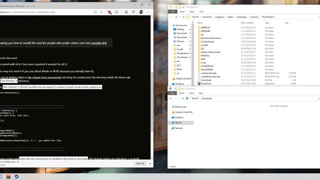 The Witcher 3 | Mod Random Encounters Reworked Install Guide 2