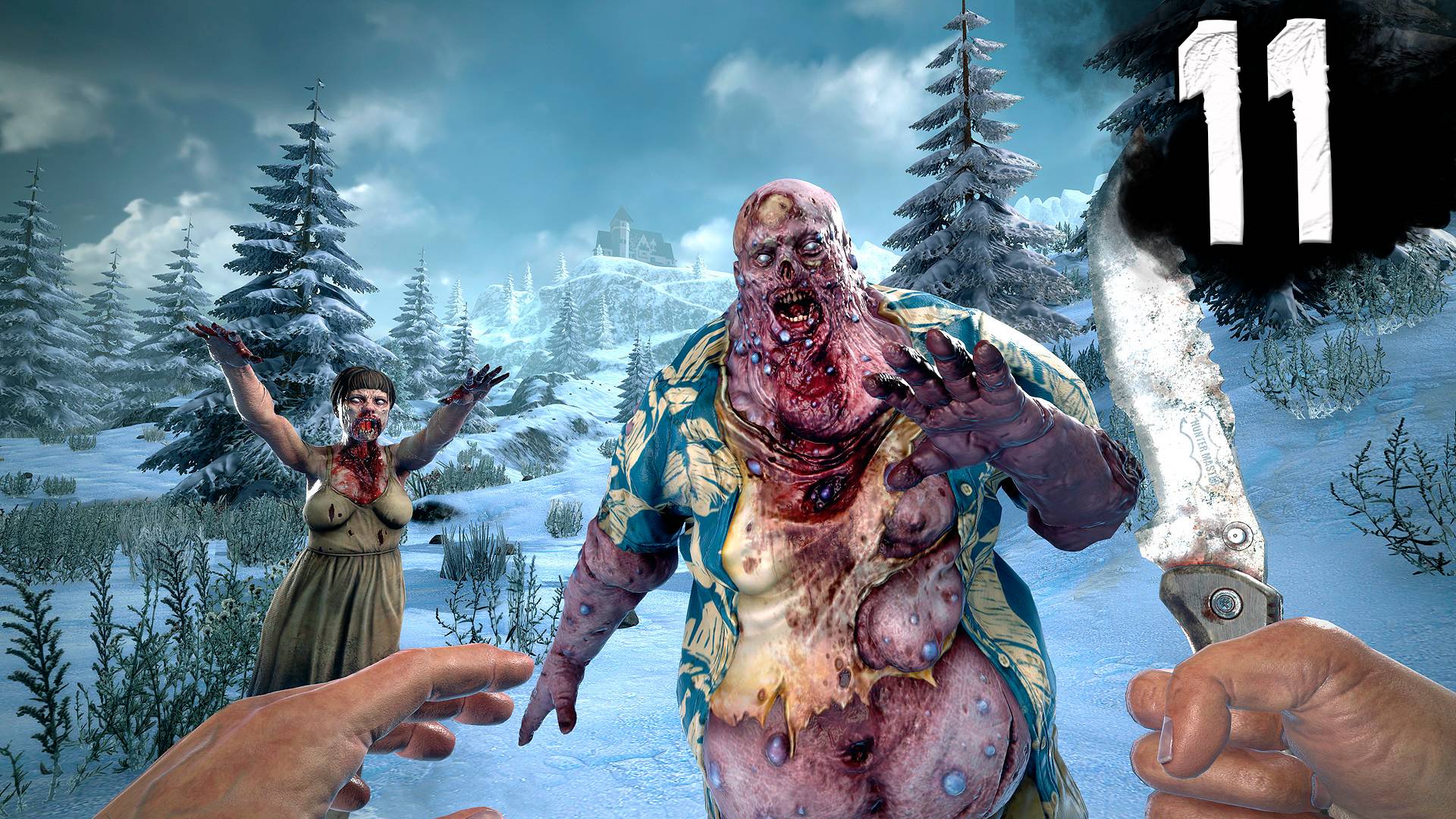 НАШЕЛ МЕСТО ПОД ВРЕМЕННУЮ БАЗУ ► 7 days to die #11 смотреть онлайн