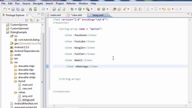 Android Custom AlertDialog Box with Spinner1| ShoutCafe.com смотреть онлайн