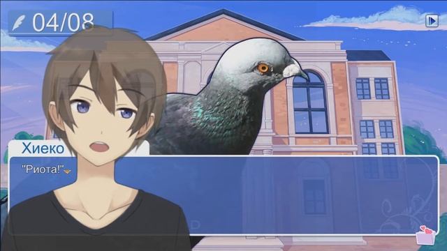 Обзор на визуальную новеллу. Hatoful Boyfriend. смотреть онлайн