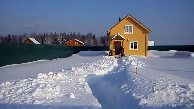 Зимой на даче