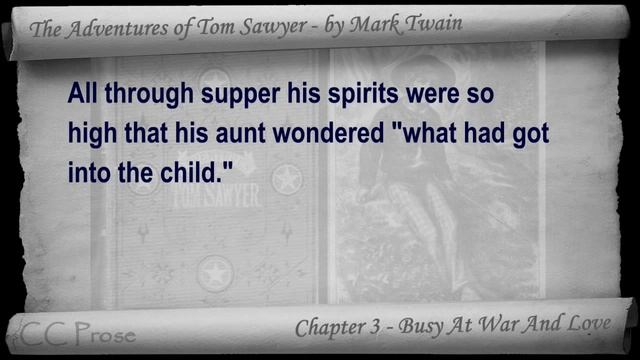 Chapter 03 - The Adventures of Tom Sawyer by Mark Twain - Busy At War And Love смотреть онлайн