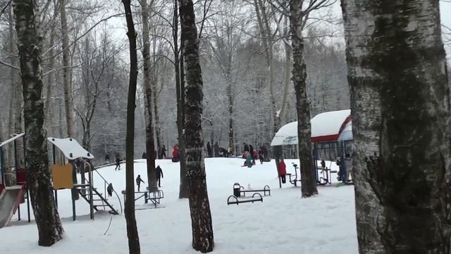 Рязань, парк Гагарина 01.01.2022 г. смотреть онлайн