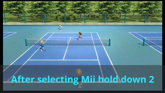 Wii Sports - Secrets - Blue Tennis Court смотреть онлайн