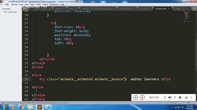 Animate.css library(Cross-browser library of CSS animations.) смотреть онлайн
