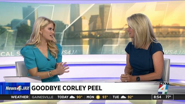 Emotional goodbye for News4JAX reporter and anchor Corley Peel смотреть онлайн