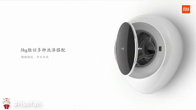 Xiaomi MiniJ water bead wall hanging washing machine ! смотреть онлайн