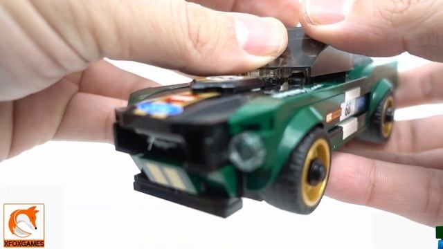 LEGO Speed Champions 75884 1968 Ford Mustang Fastback - Vroomm Review смотреть онлайн
