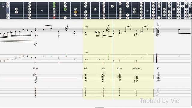 Chopin - Nocturne op. 9 No. 2 / Guitar Fingerstyle FREE TABS & MUSIC SHEET WITH CHORDS смотреть онлайн