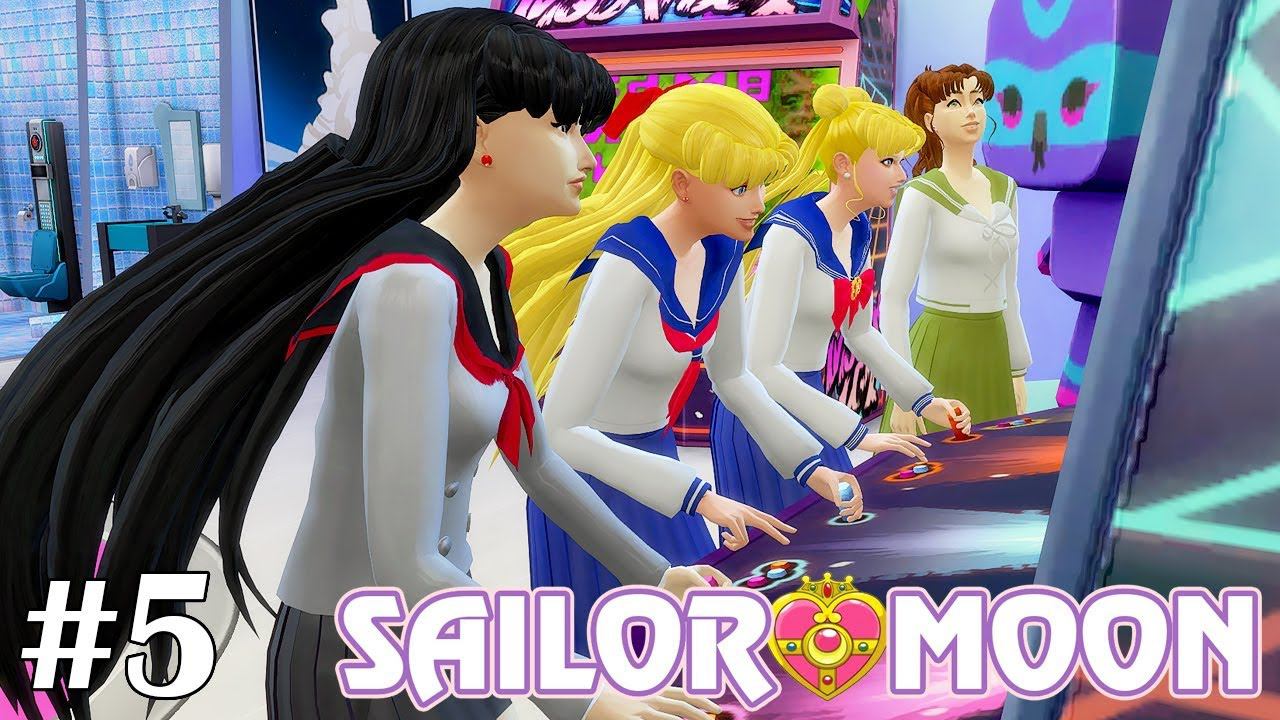 Гулять так гулять - The Sims 4 - Sailor Moon #5 смотреть онлайн